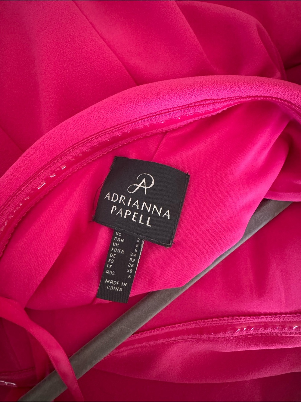 Adrianna Papell pink gown/dress